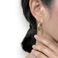 GOLD DEAL | FLASH SALE 9ct Gold Round Duo Hoop Earrings