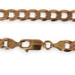 NZGD | MHJ 10ct 10(kt) Gold Flat Curb Link 63cm Chain NZ