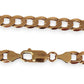 NZGD | MHJ 10ct 10(kt) Gold Flat Curb Link 63cm Chain NZ