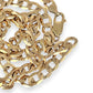 NZGD | MHJ 10ct 10(kt) Gold Flat Curb Link 63cm Chain NZ