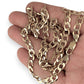 NZGD | MHJ 10ct 10(kt) Gold Flat Curb Link 63cm Chain NZ