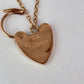 NZGD | 9ct Rose Gold Vintage Gold Heart‑Lock Bracelet 19cm