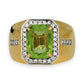 GOLD DEAL |18kt Gold Empire Green Radiance Ring Valuation $6,550