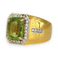 GOLD DEAL |18kt Gold Empire Green Radiance Ring Valuation $6,550