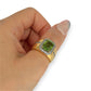 GOLD DEAL |18kt Gold Empire Green Radiance Ring Valuation $6,550