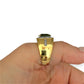 GOLD DEAL |18kt Gold Empire Green Radiance Ring Valuation $6,550