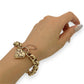 NZGD | 9ct Gold Bracelet with Heart Padlock Valuation $11,500 - Eternal Bloom