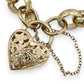 NZGD | 9ct Gold Bracelet with Heart Padlock Valuation $11,500 - Eternal Bloom