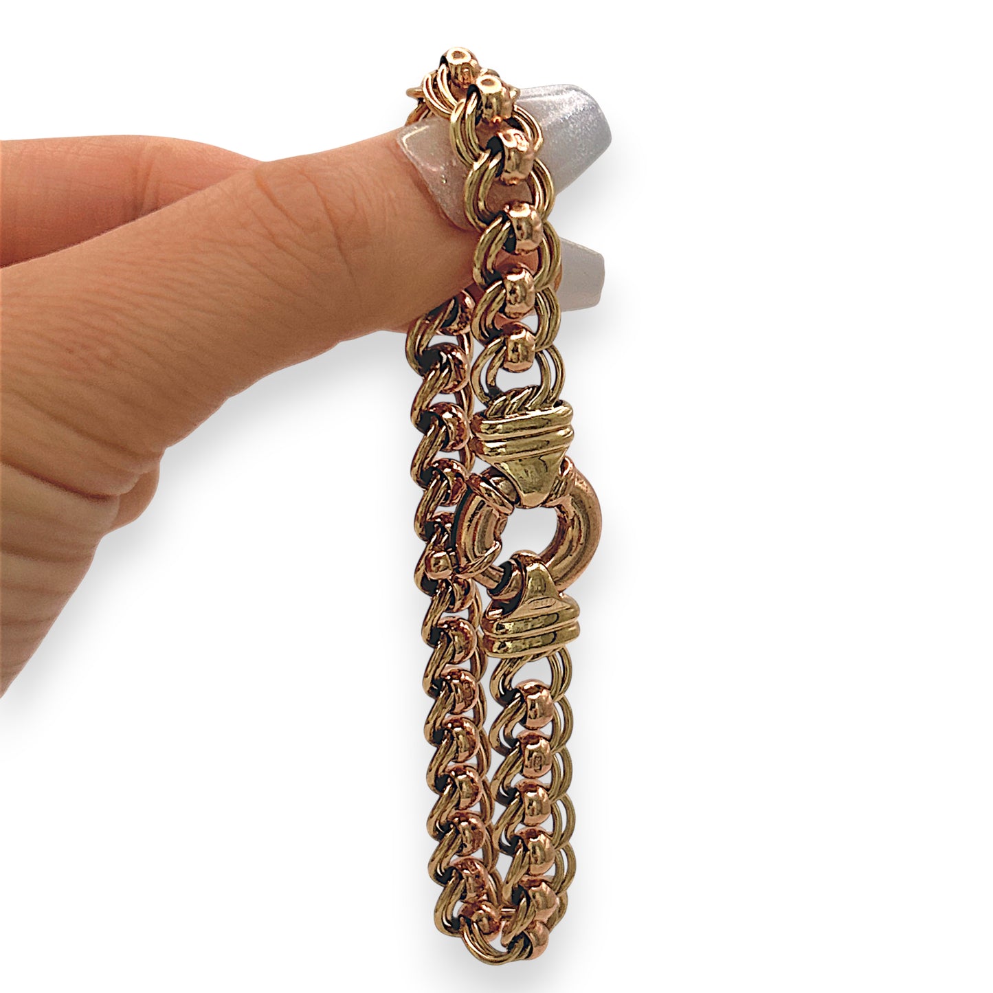 NZGD | 9ct Y/R Gold PROUDS Bracelet -Roselight Fusion, Valuation $10,400