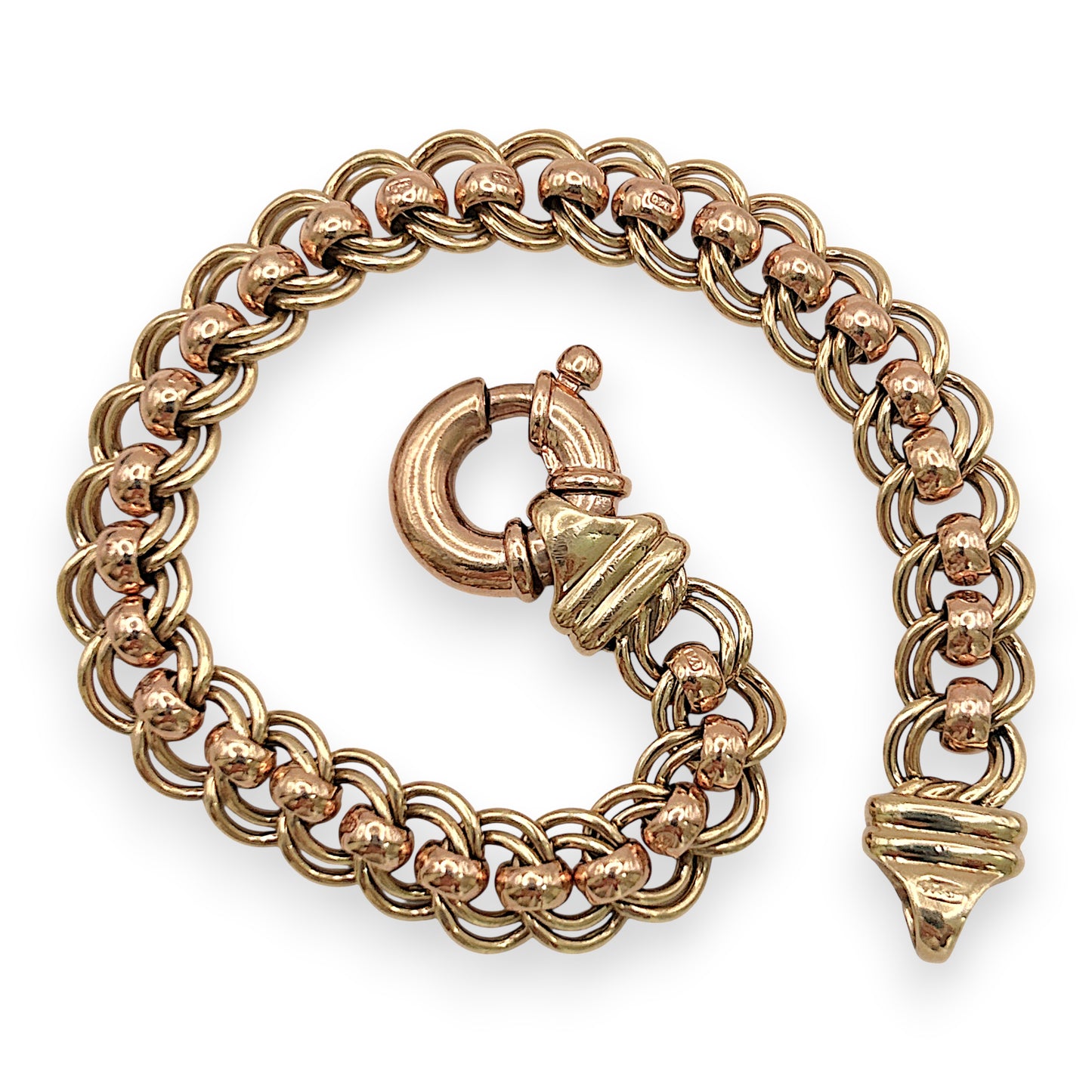 NZGD | 9ct Y/R Gold PROUDS Bracelet -Roselight Fusion, Valuation $10,400