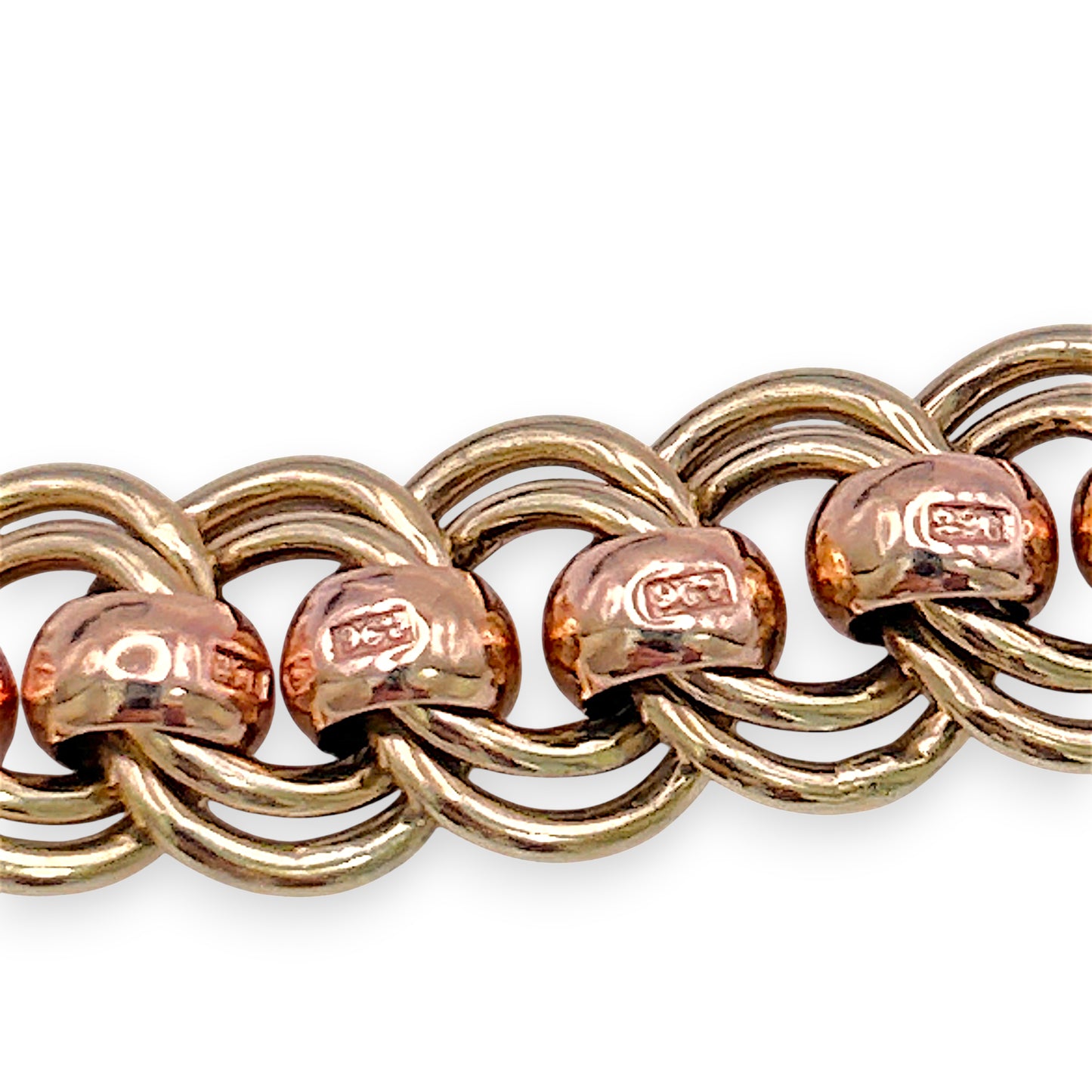 NZGD | 9ct Y/R Gold PROUDS Bracelet -Roselight Fusion, Valuation $10,400