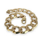 NZGD | 9ct Gold Aureate NZ Power Curb Bracelet 61.18g