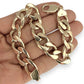 NZGD | 9ct Gold Aureate NZ Power Curb Bracelet 61.18g