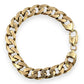 NZGD | 9ct Gold Curbline Titan Bracelet Valuation $14,350