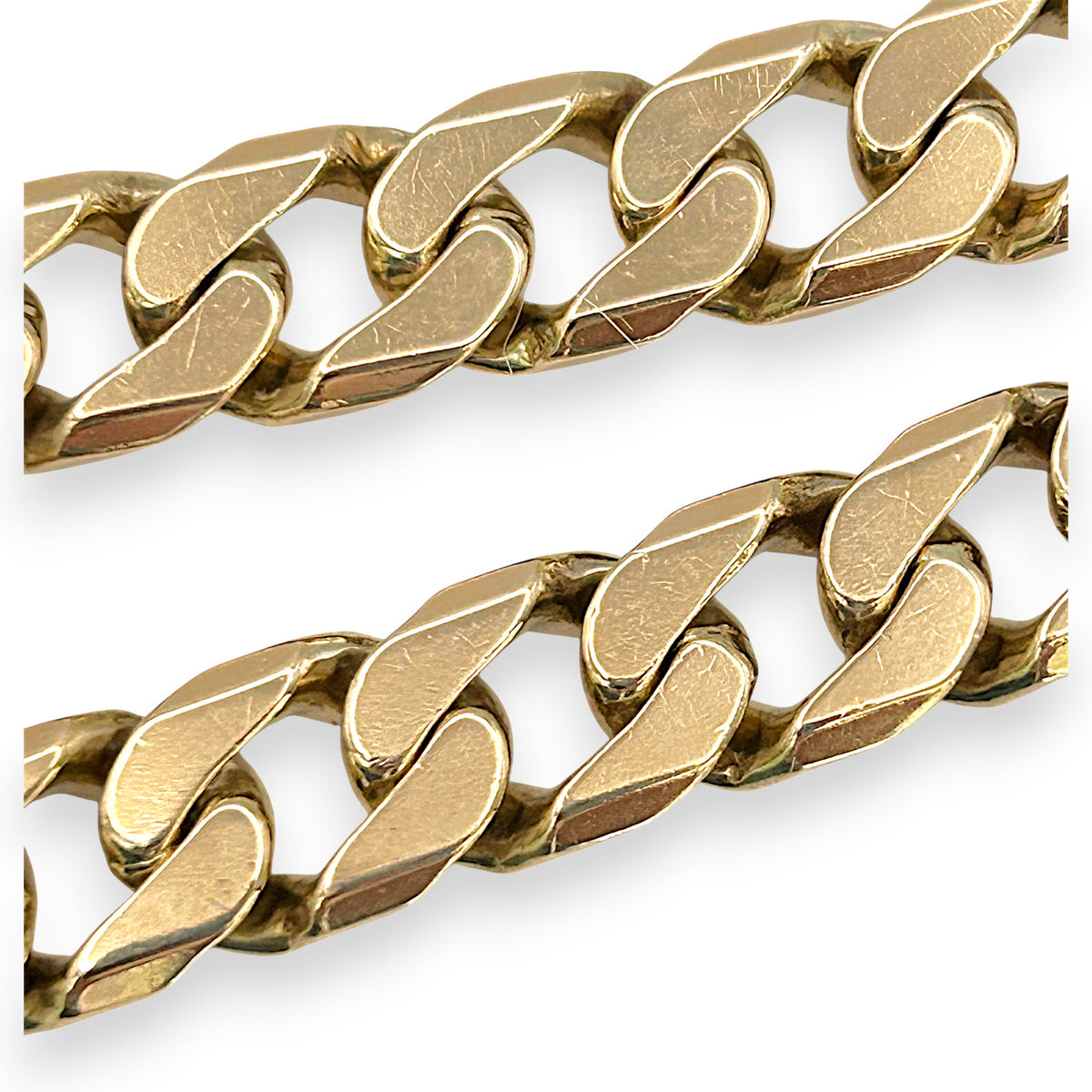 NZGD | 9ct Gold Curbline Titan Bracelet Valuation $14,350