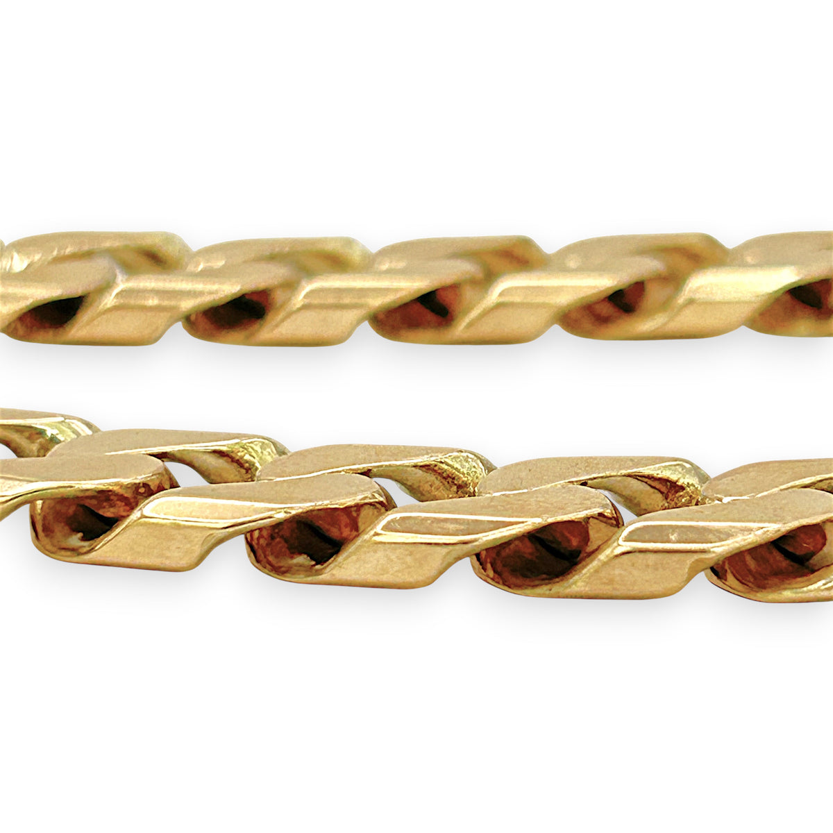 NZGD | 9ct Gold Curbline Titan Bracelet Valuation $14,350