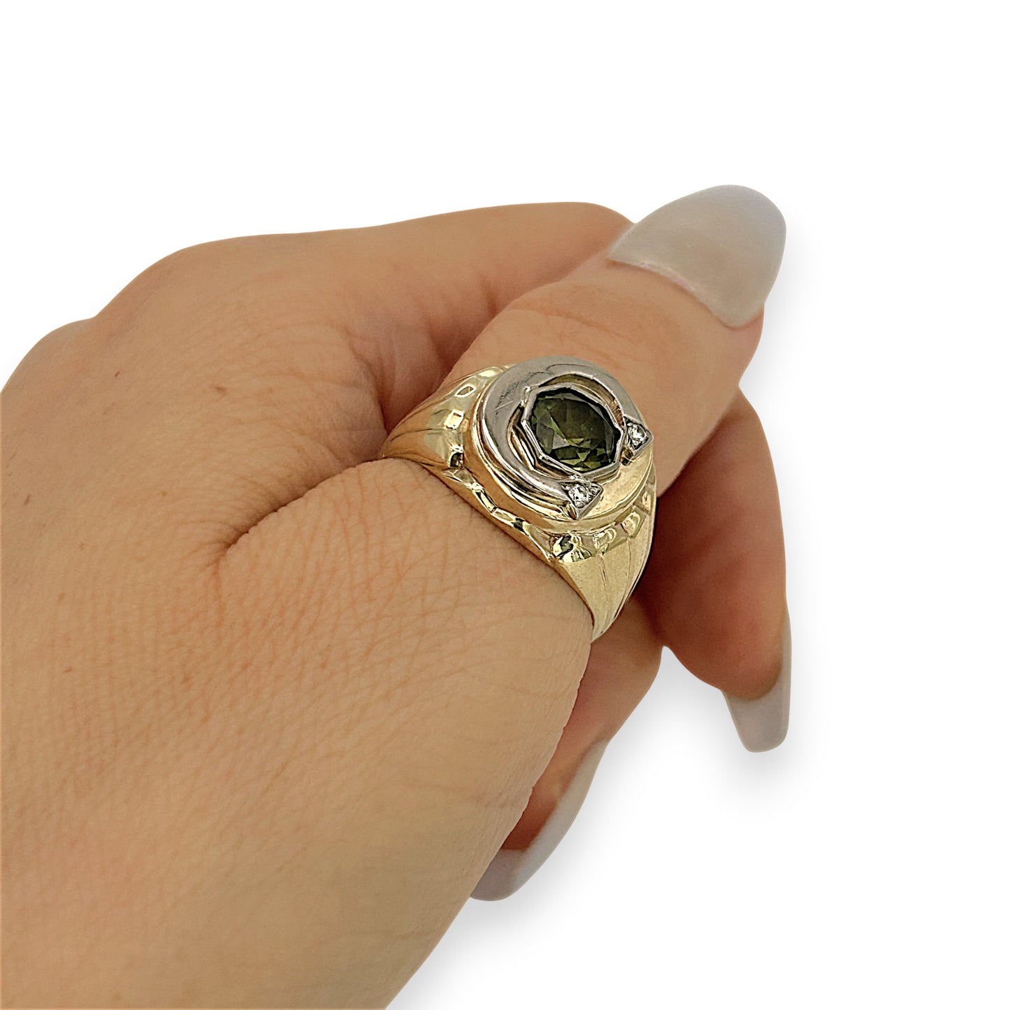NZGD | 9ct Gold Verdant Eclipse Ring Valuation $3,500