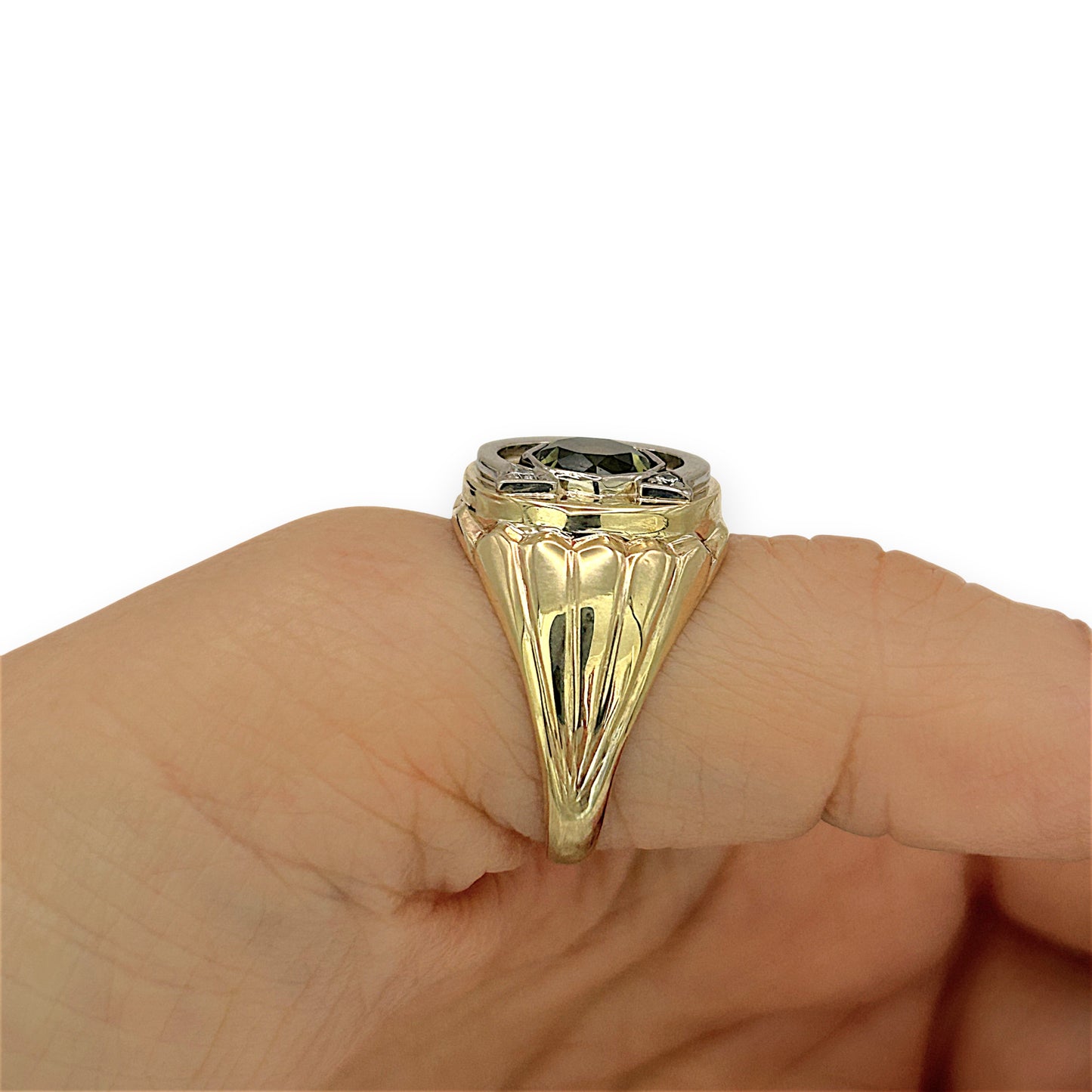 NZGD | 9ct Gold Verdant Eclipse Ring Valuation $3,500