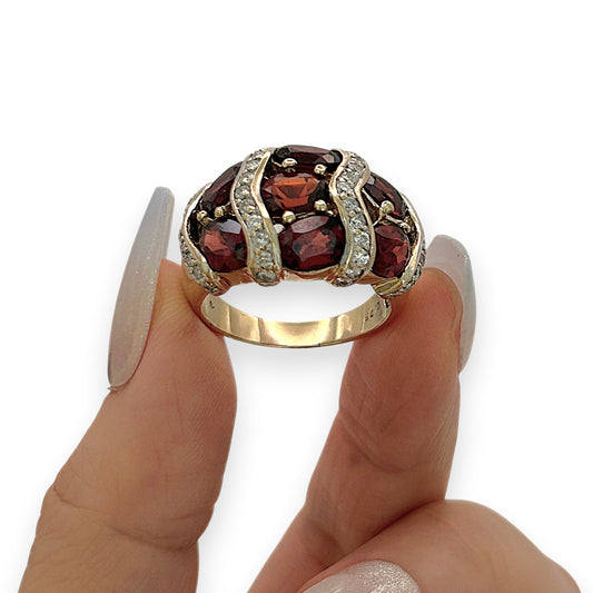 NZGD | 9ct Gold Ring - Scarlet Majesty Valuation $4,850