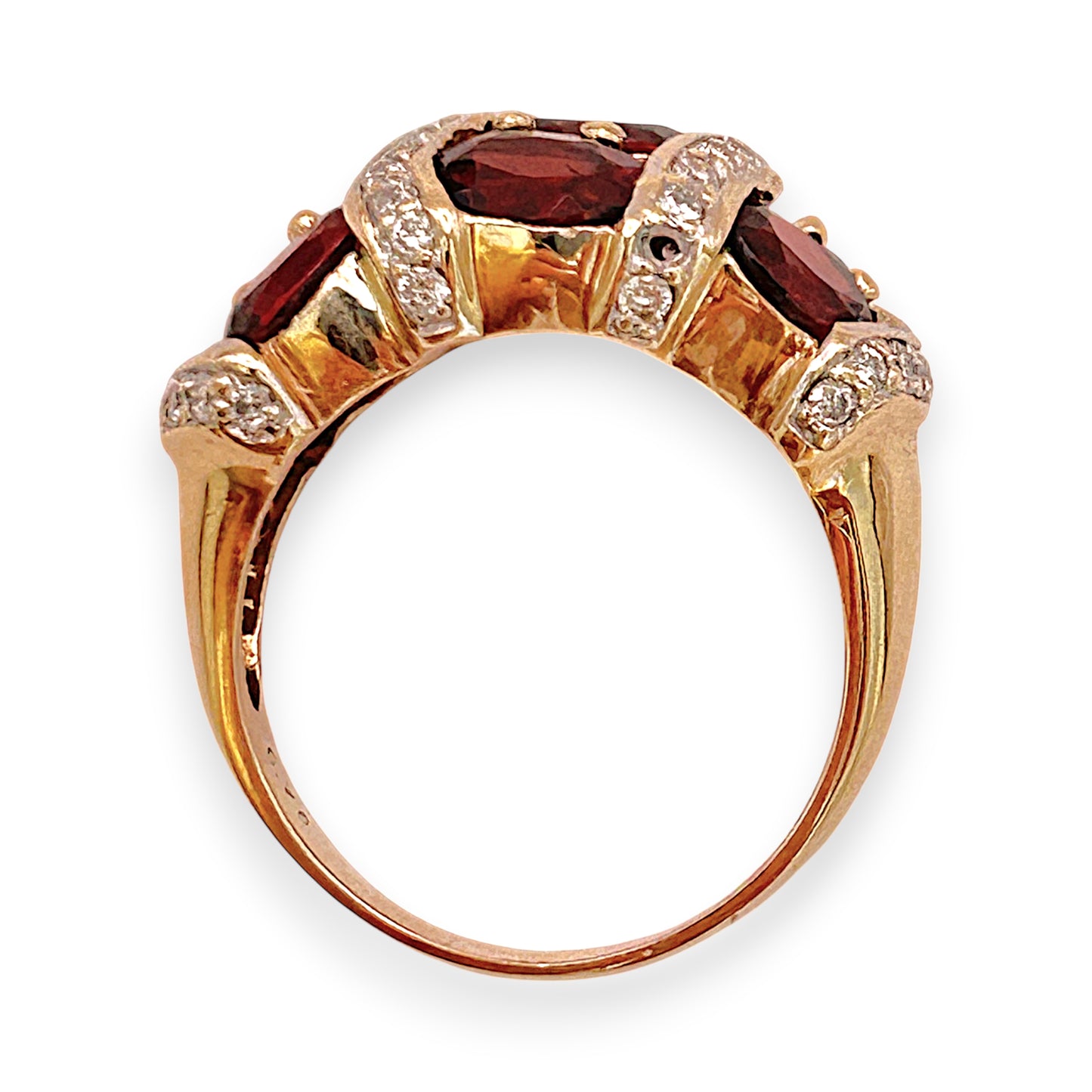 NZGD | 9ct Gold Ring - Scarlet Majesty Valuation $4,850