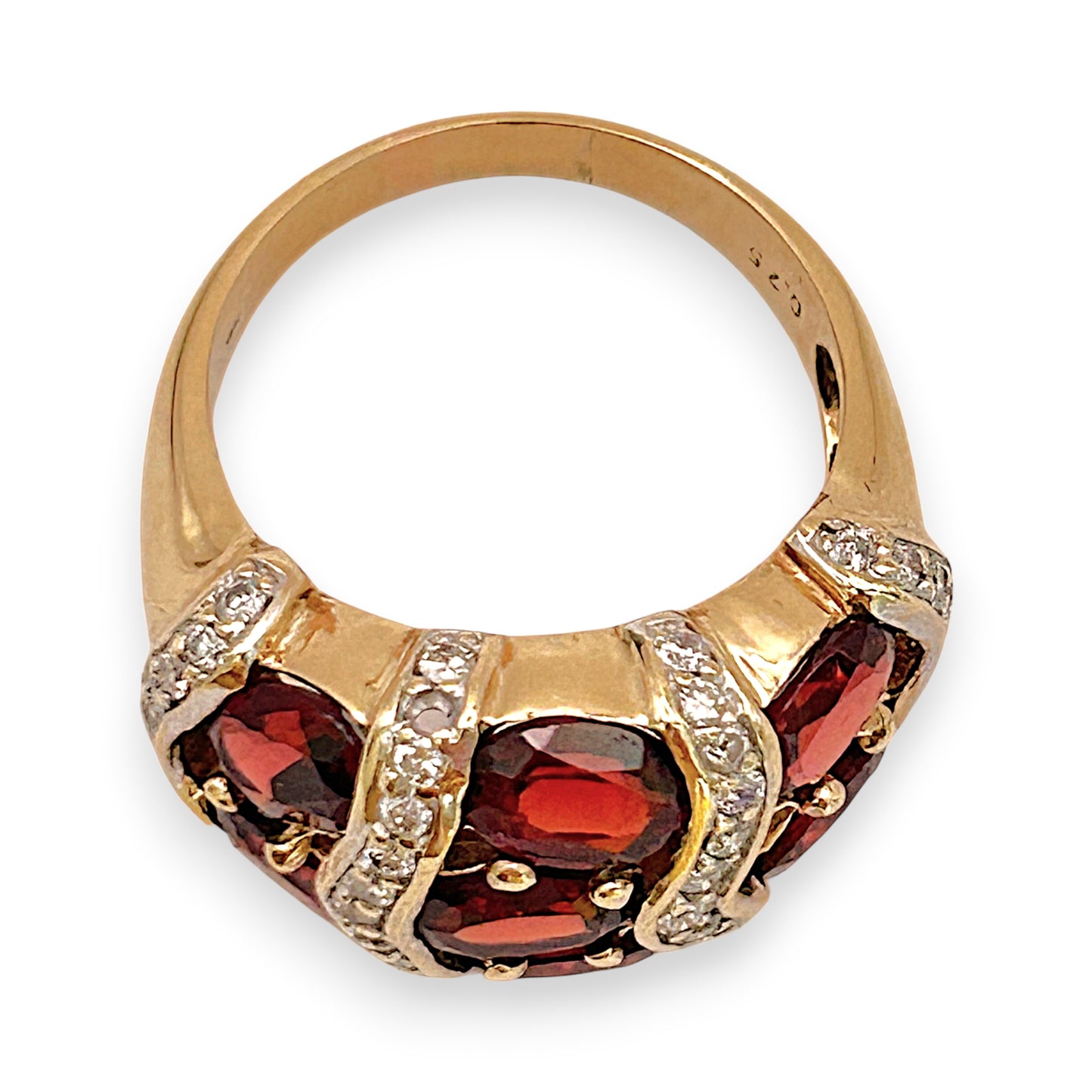 NZGD | 9ct Gold Ring - Scarlet Majesty Valuation $4,850