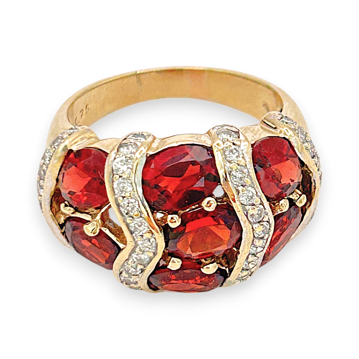 NZGD | 9ct Gold Ring - Scarlet Majesty Valuation $4,850