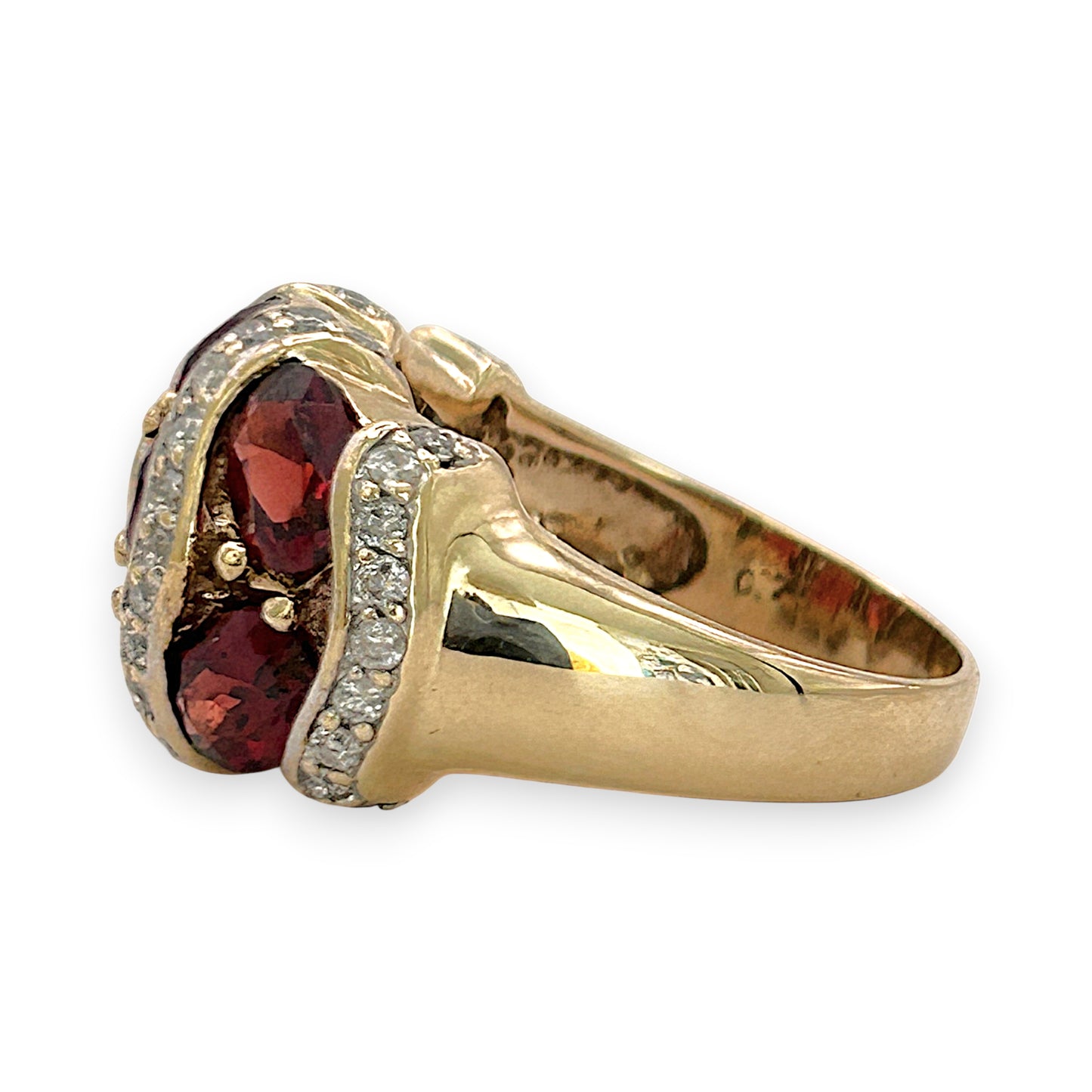 NZGD | 9ct Gold Ring - Scarlet Majesty Valuation $4,850