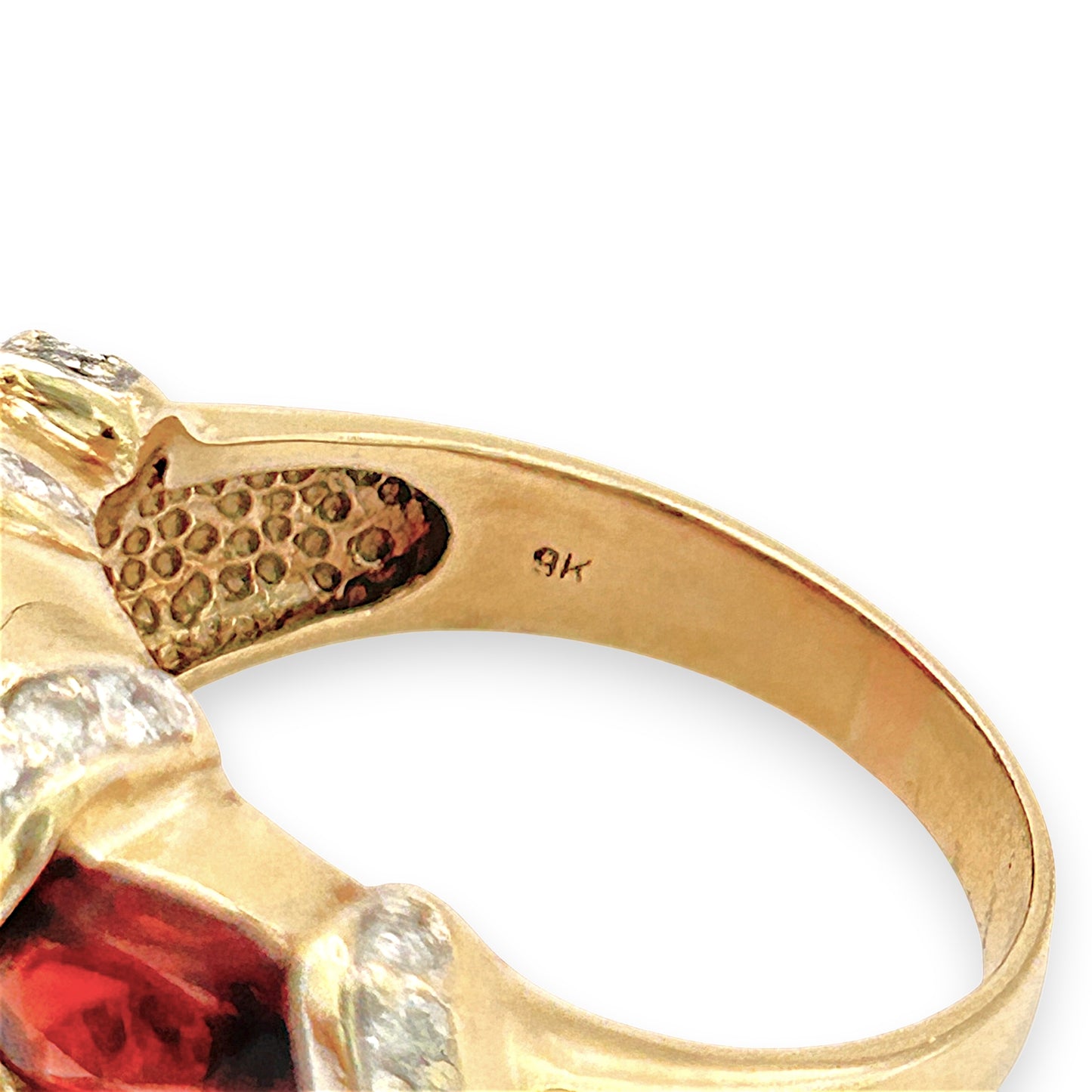 NZGD | 9ct Gold Ring - Scarlet Majesty Valuation $4,850