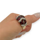 NZGD | 9ct Gold Ring - Scarlet Majesty Valuation $4,850