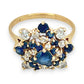 NZGD | 9ct Gold Midnight Starburst Sapphire Ring Valuation $2,800