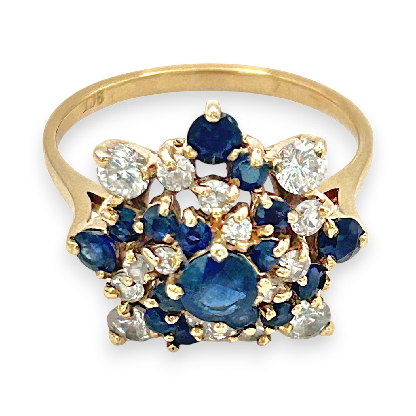 NZGD | 9ct Gold Midnight Starburst Sapphire Ring Valuation $2,800