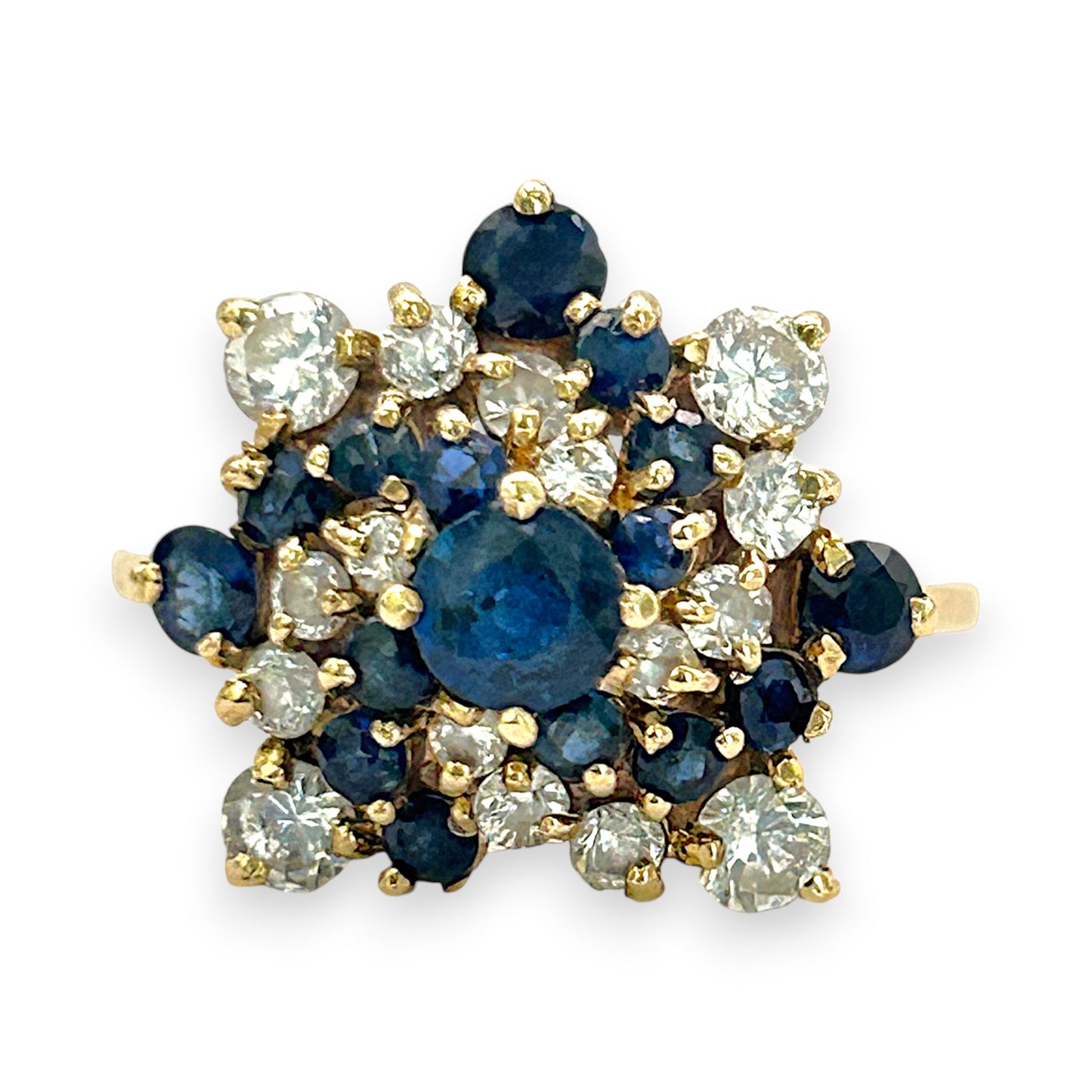 NZGD | 9ct Gold Midnight Starburst Sapphire Ring Valuation $2,800