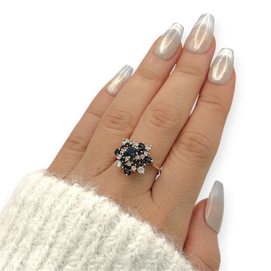 NZGD | 9ct Gold Midnight Starburst Sapphire Ring Valuation $2,800