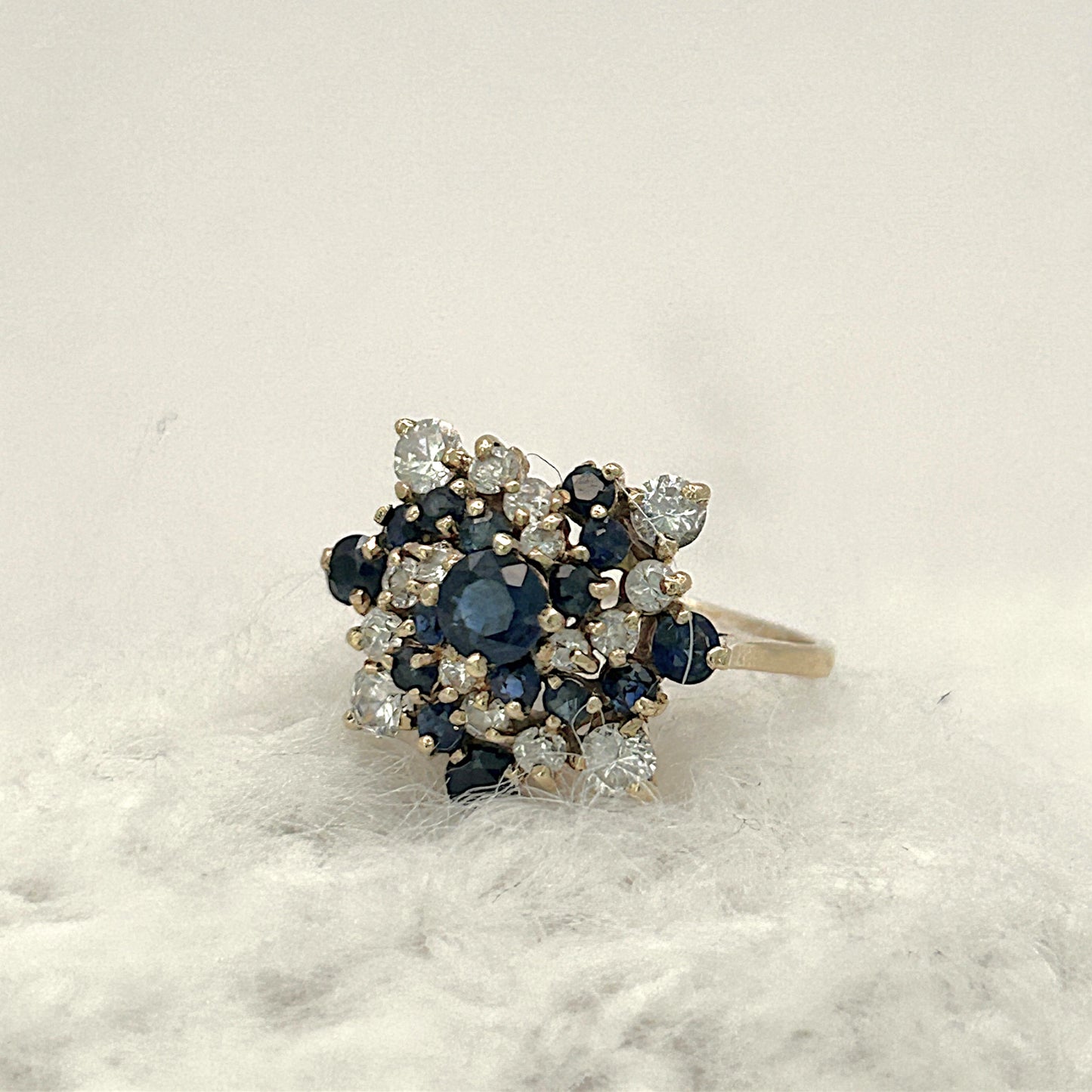 NZGD | 9ct Gold Midnight Starburst Sapphire Ring Valuation $2,800