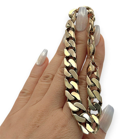 NZGD | 9ct Gold Imperial Statement Curb Bracelet Valuation $12,800