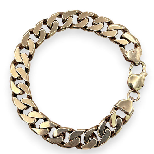 NZGD | 9ct Gold Imperial Statement Curb Bracelet Valuation $12,800