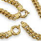NZGD| 9ct Gold Legacy Rollo Link Chain & Bracelet Set Valuation $30,900