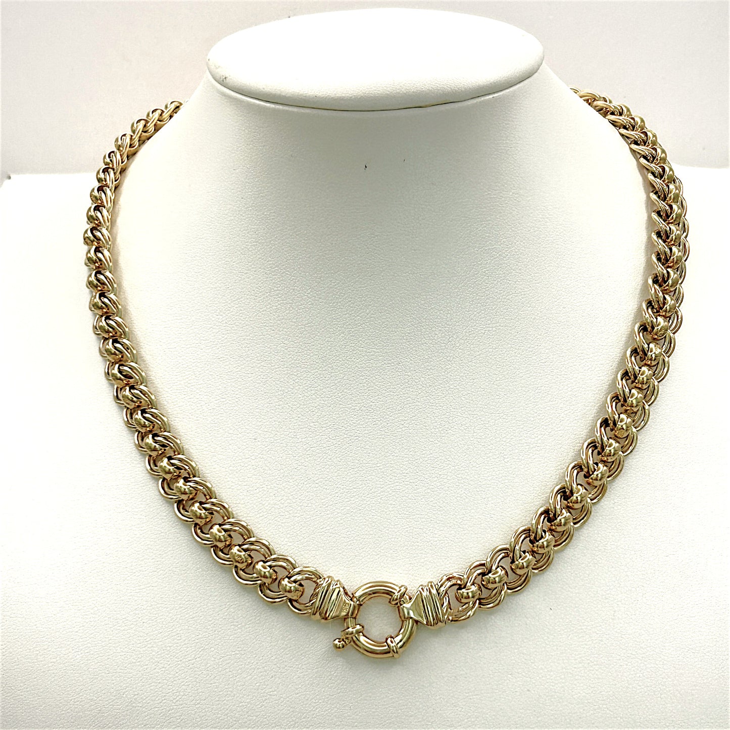 NZGD| 9ct Gold Legacy Rollo Link Chain & Bracelet Set Valuation $30,900