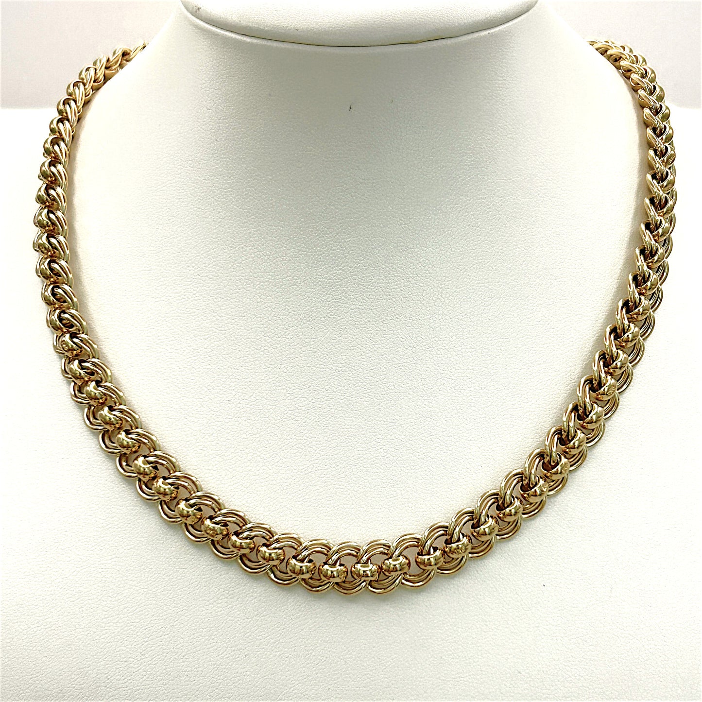 NZGD| 9ct Gold Legacy Rollo Link Chain & Bracelet Set Valuation $30,900
