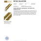 NZGD| 9ct Gold Legacy Rollo Link Chain & Bracelet Set Valuation $30,900