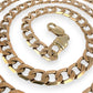 NZGD | 9ct Gold Imperial Curb Chain 62cm