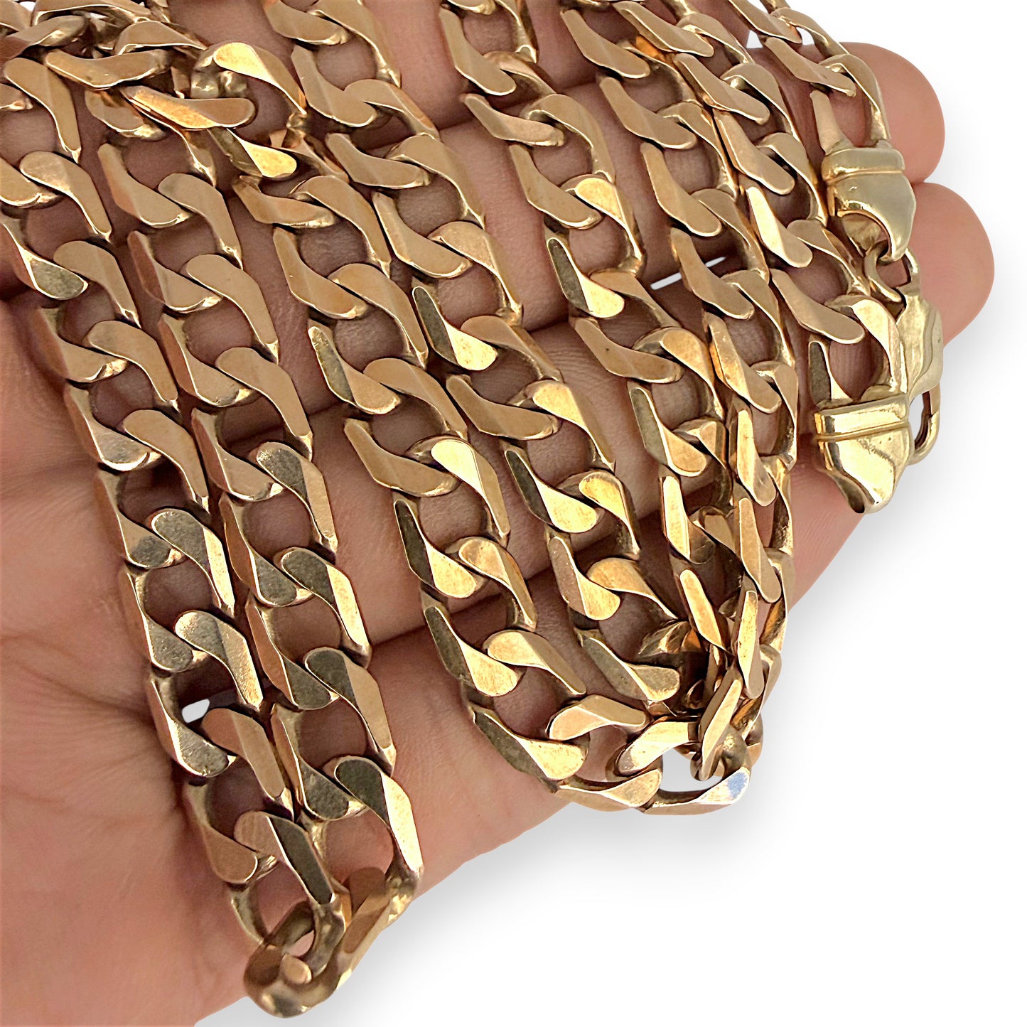 NZGD | 9ct Gold Imperial Curb Chain 62cm