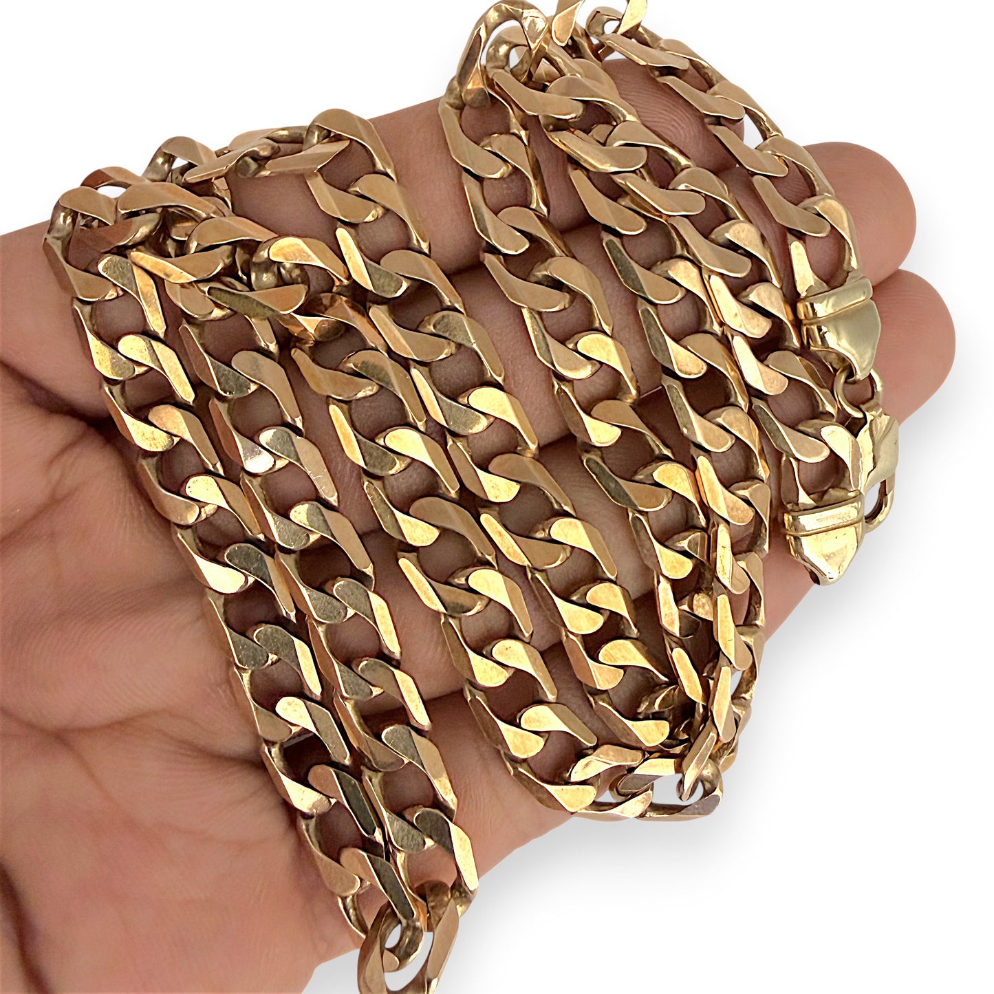 NZGD | 9ct Gold Imperial Curb Chain 62cm