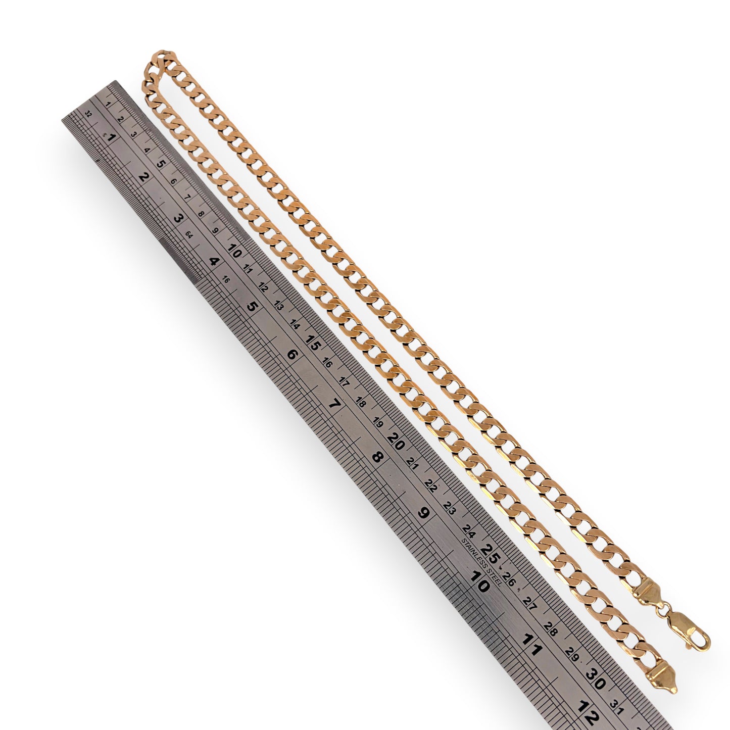 NZGD | 9ct Gold Imperial Curb Chain 62cm