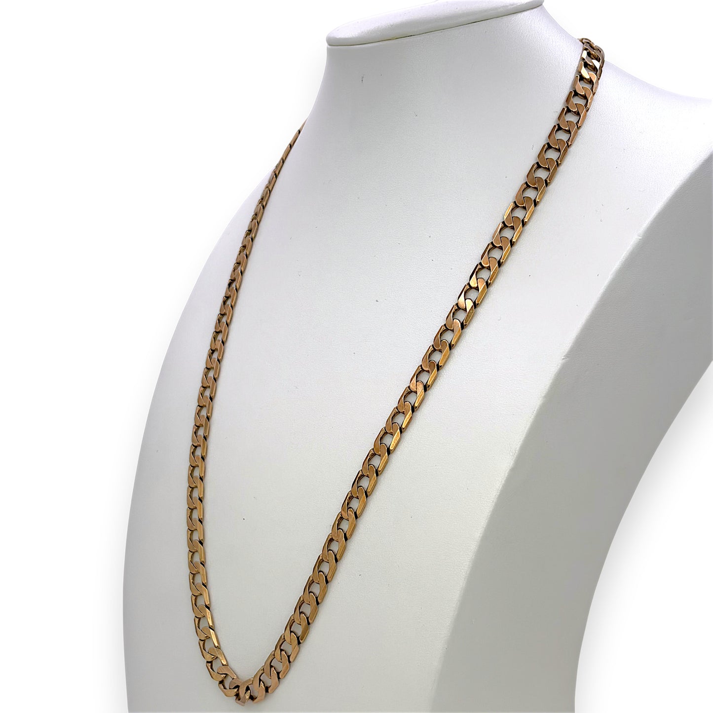 NZGD | 9ct Gold Imperial Curb Chain 62cm