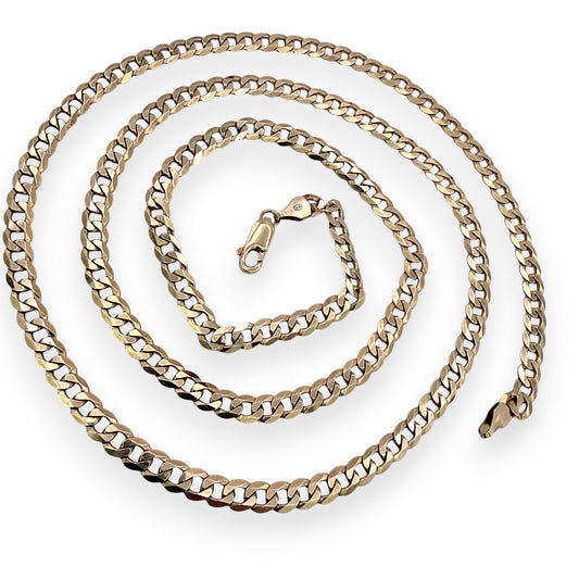 NZGD | 9ct Gold Classic Italian Curb Chain 71 cm