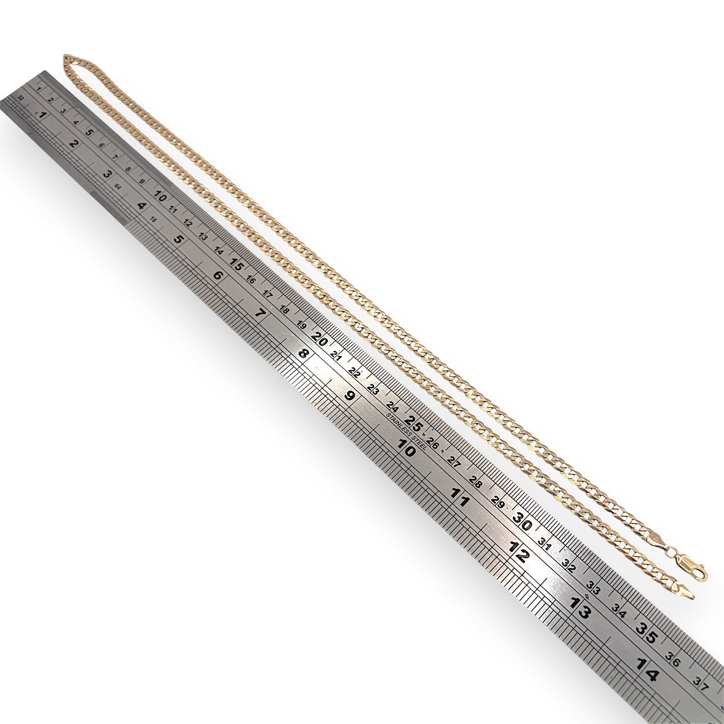 NZGD | 9ct Gold Classic Italian Curb Chain 71 cm