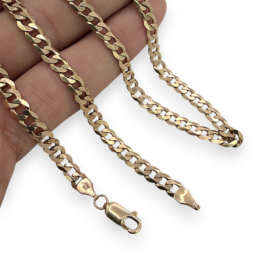NZGD | 9ct Gold Classic Italian Curb Chain 71 cm