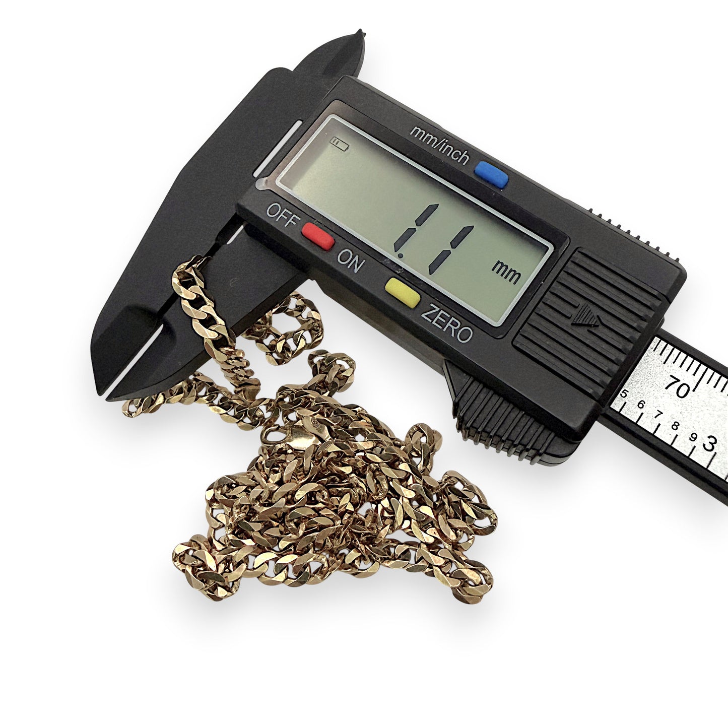 NZGD | 9ct Gold Classic Italian Curb Chain 71 cm