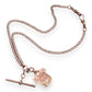 NZGD | 9ct Rose Gold Timeless Rosetta T Bar Chain